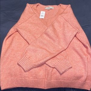 NWT LOFT size M cozy v neck sweater